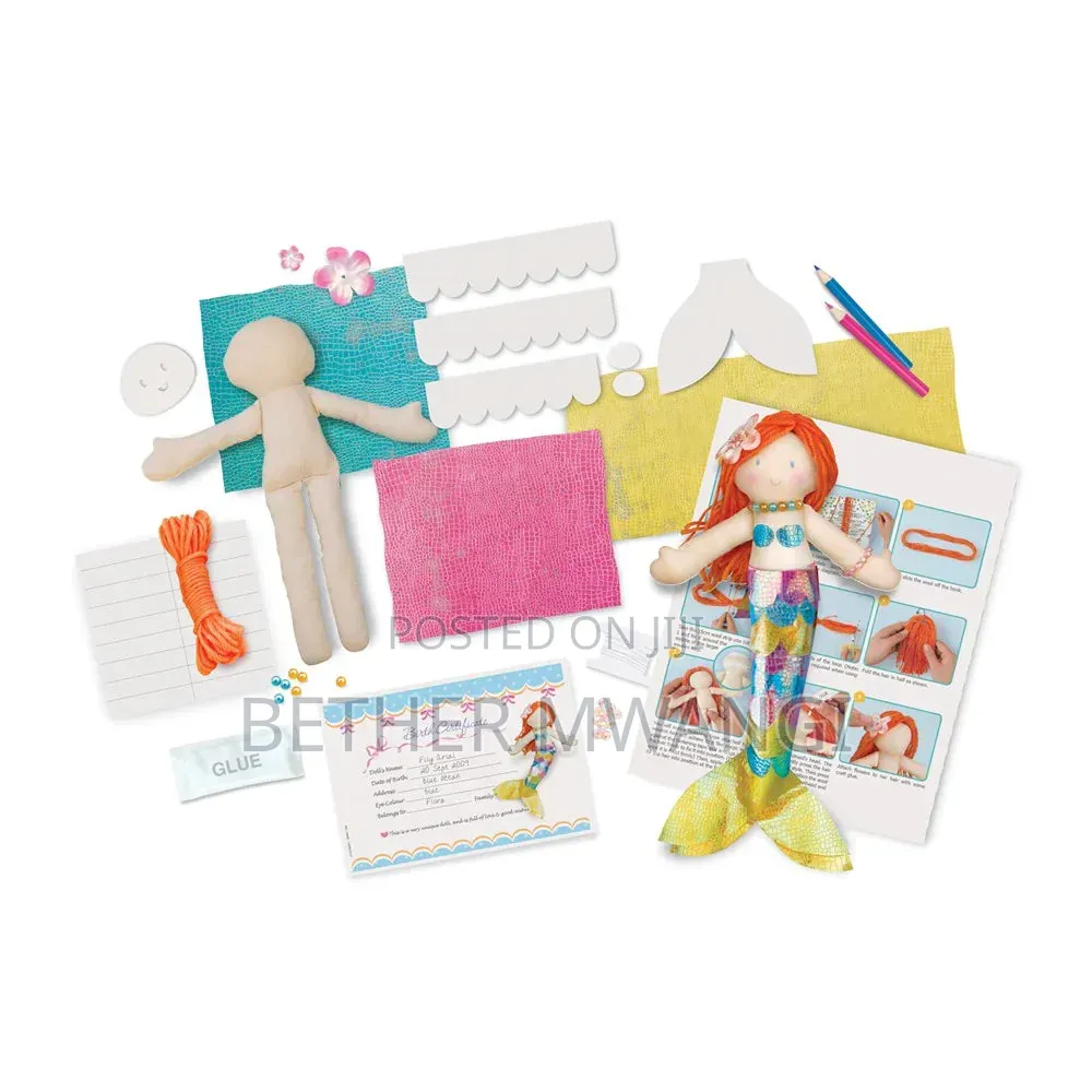 Doll Making Kit - Mermaid in Kenya
