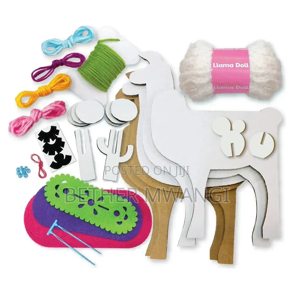 Kidzmaker Make Your Own Llama Doll in Kenya