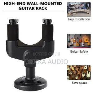 Guitar Hanger Hook Wall Mount Soft Non-Slip Holder Stand