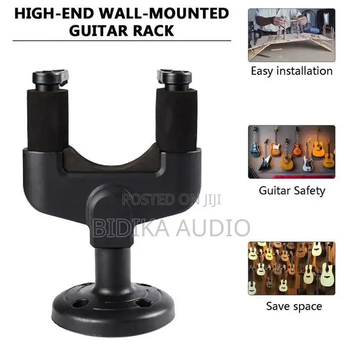 Guitar Hanger Hook Wall Mount Soft Non-Slip Holder Stand