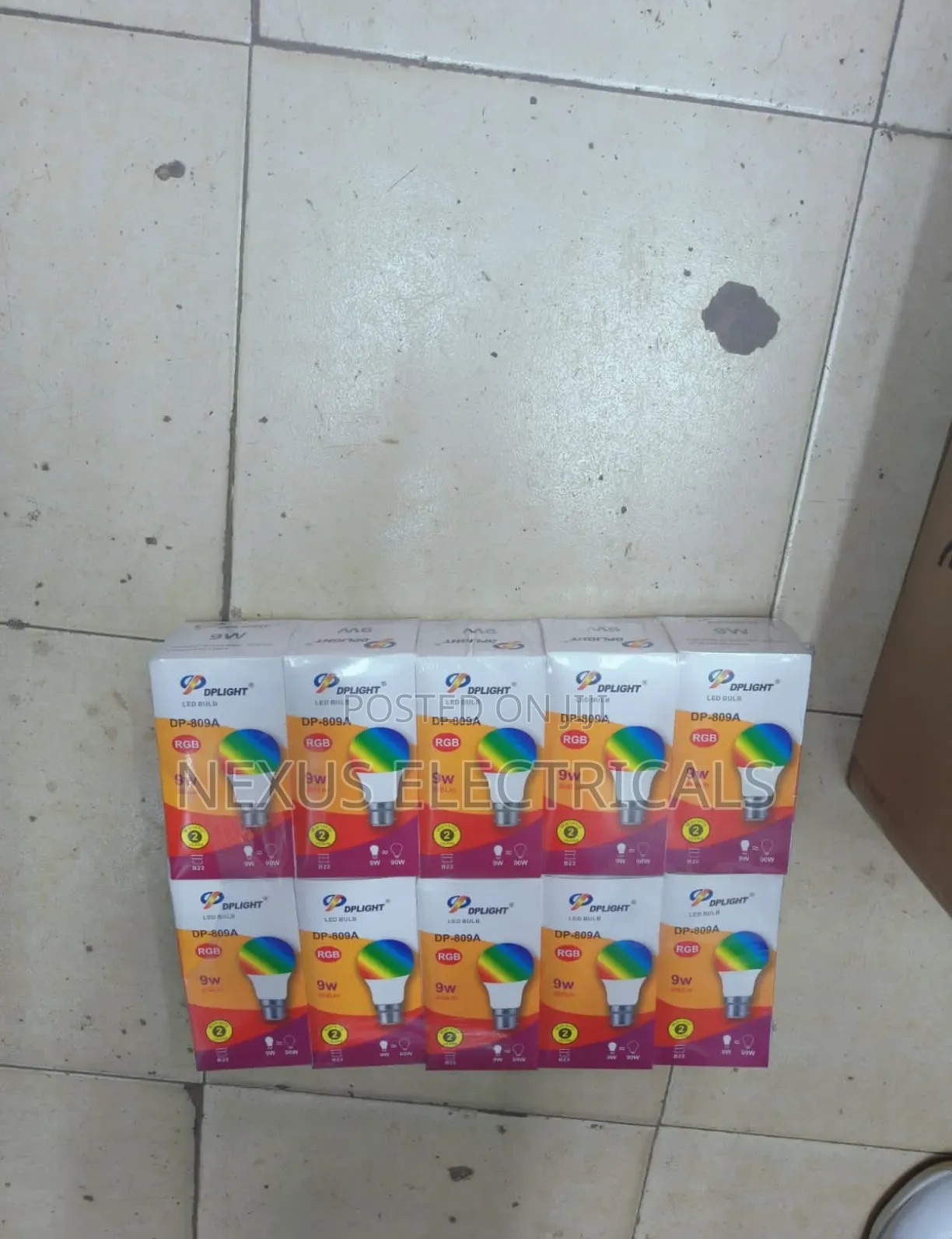 Multicoloured Bulbs 7 in 1 Color Bulbs