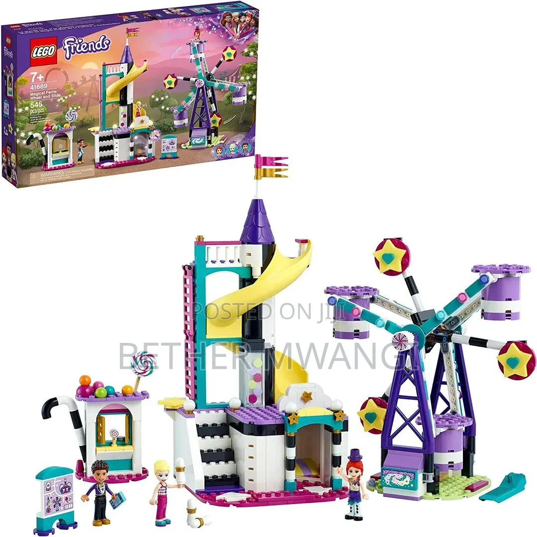 LEGO Friends Magical Funfair Ferris Wheel and Slide Building Kit