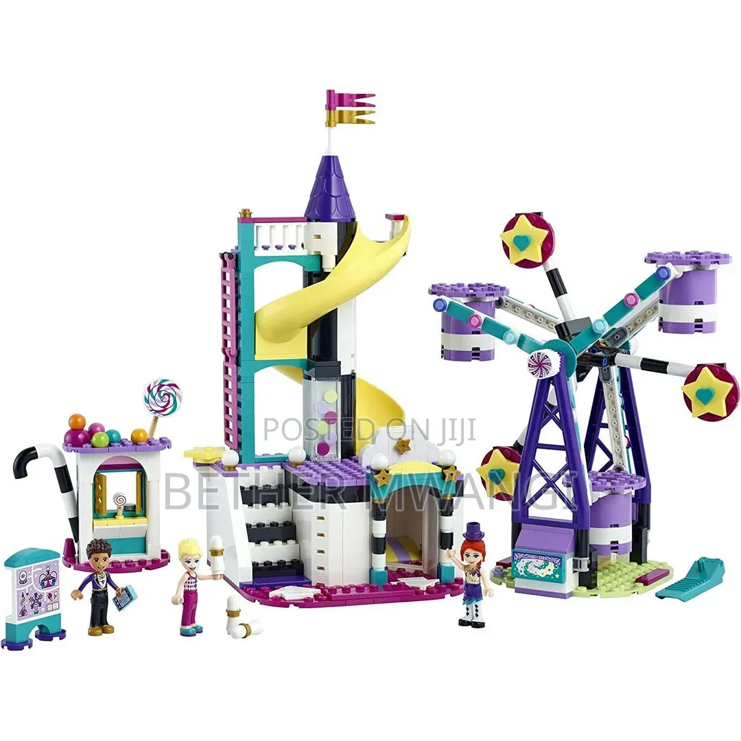 LEGO Friends Magical Funfair Ferris Wheel and Slide Building Kit