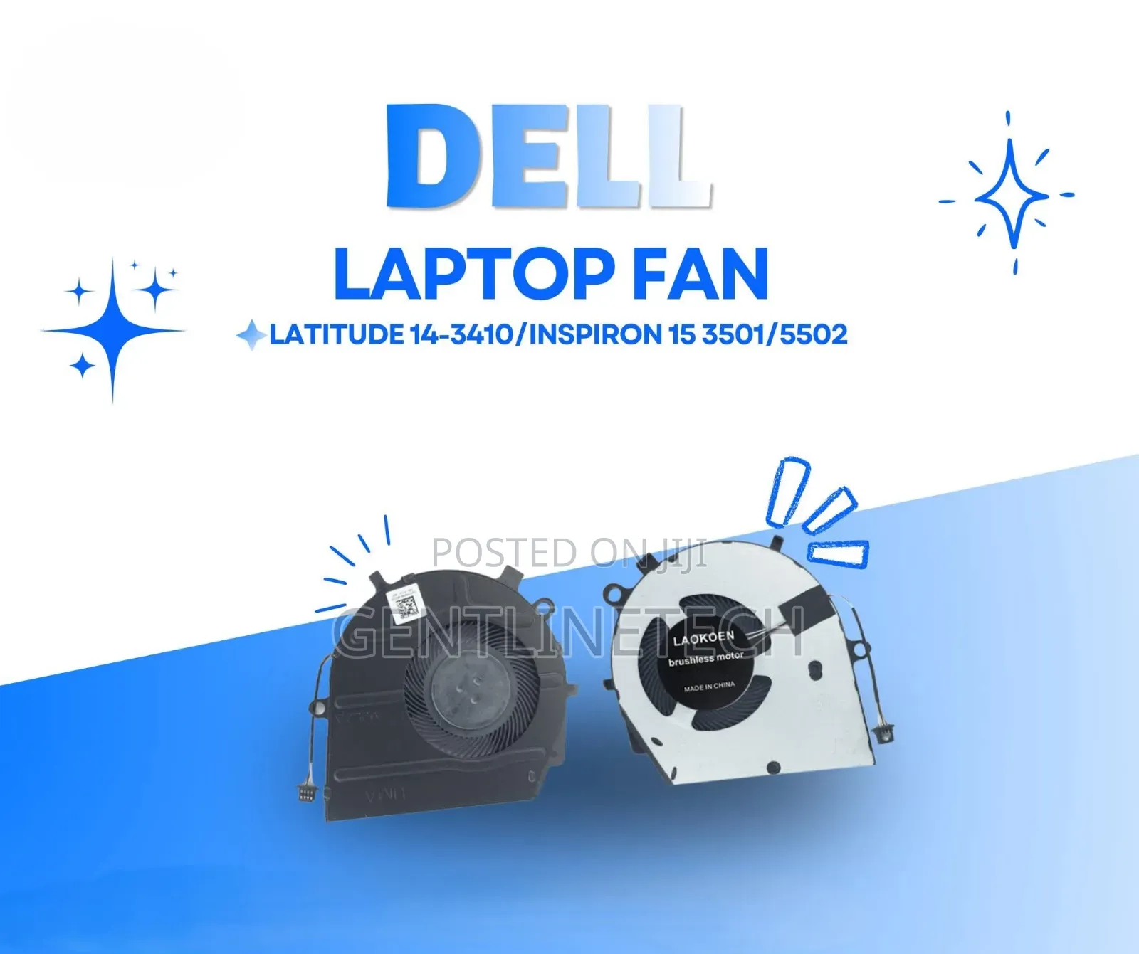 Dell Latitude 3410 / Inspiron 15 3501 / 5502 Laptop Fan