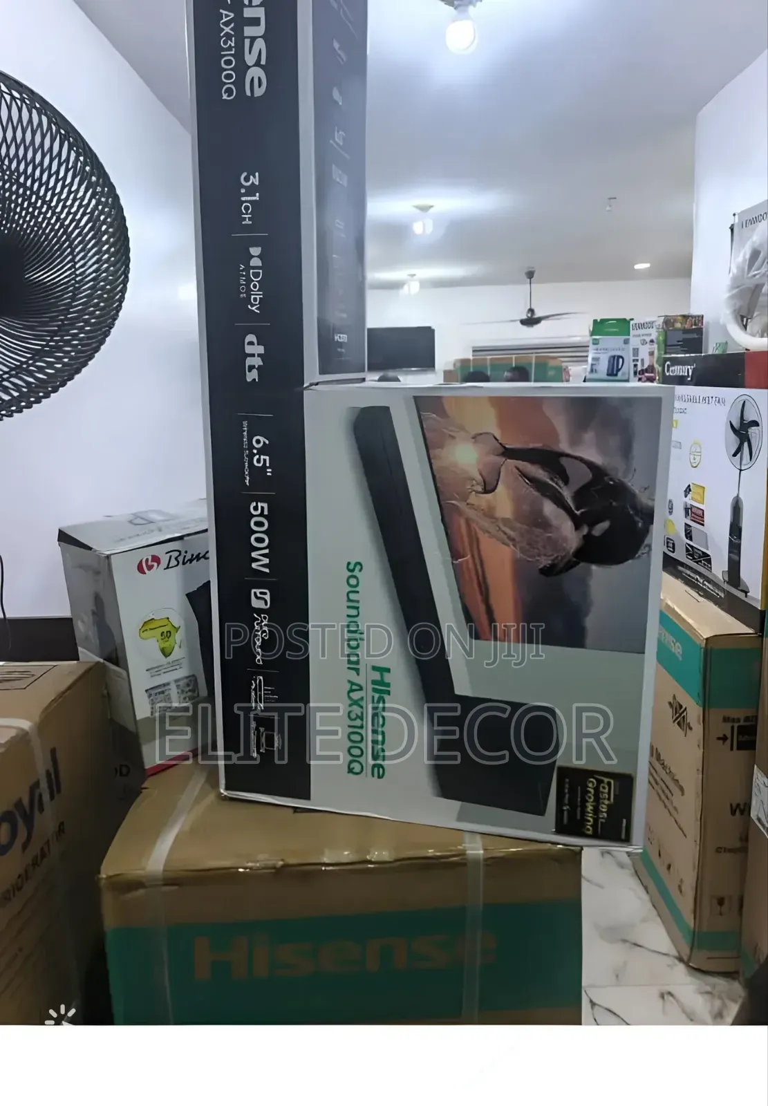 Hisense AX3100Q 500-Watt 3.1 Channel Dolby Atmos Soundbar