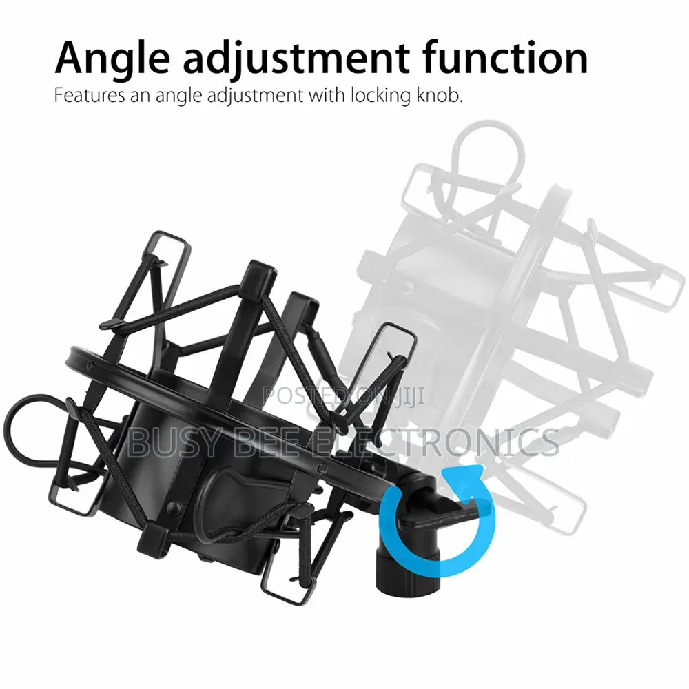 Metal Shock Mount Stand Microphone