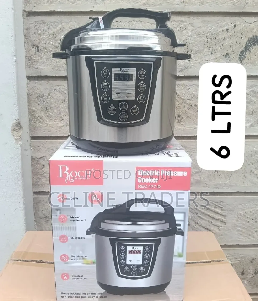 Heavy-Duty 6L Pressure Cooker