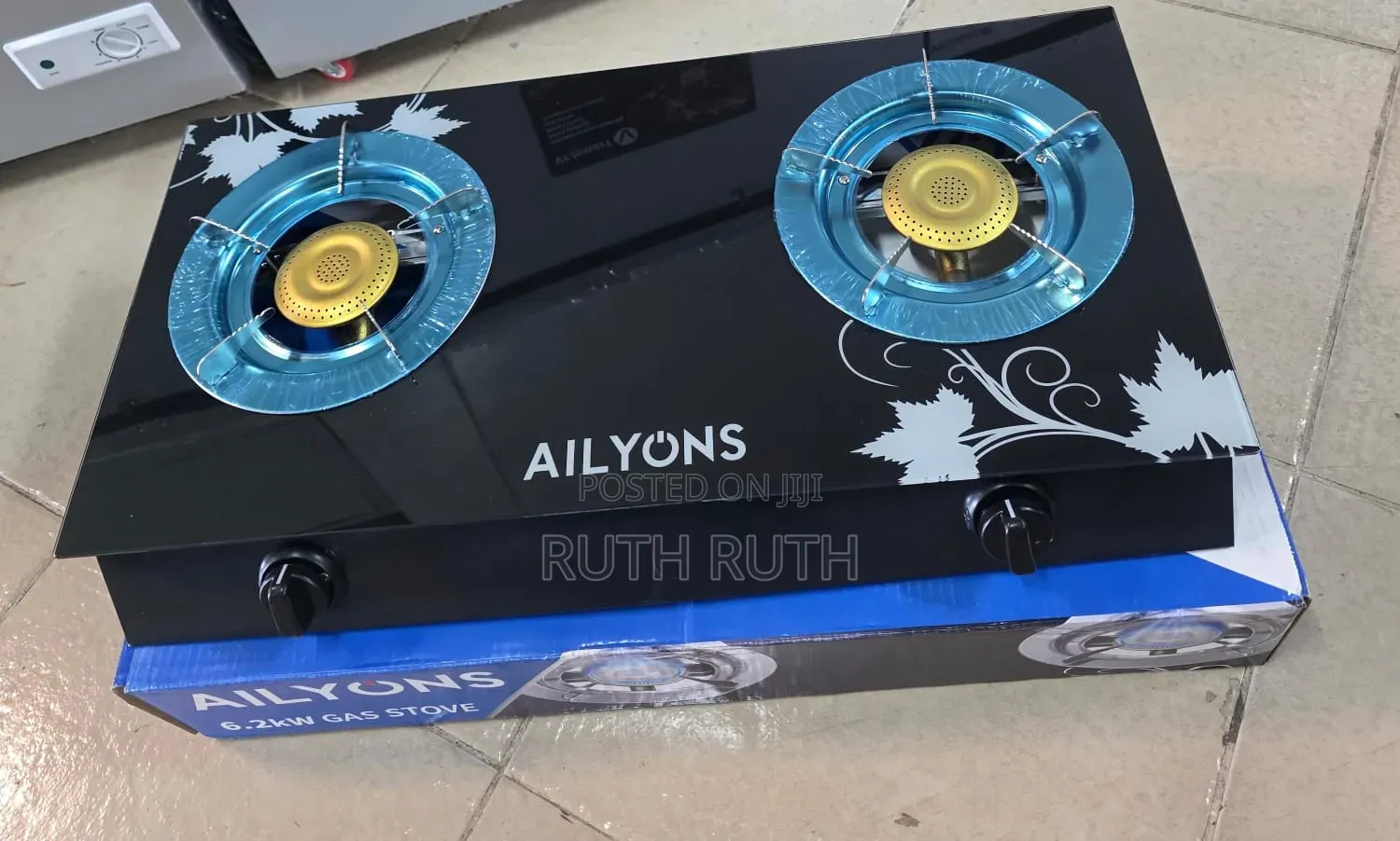 Ailyon Glass Table Top 2 Burner