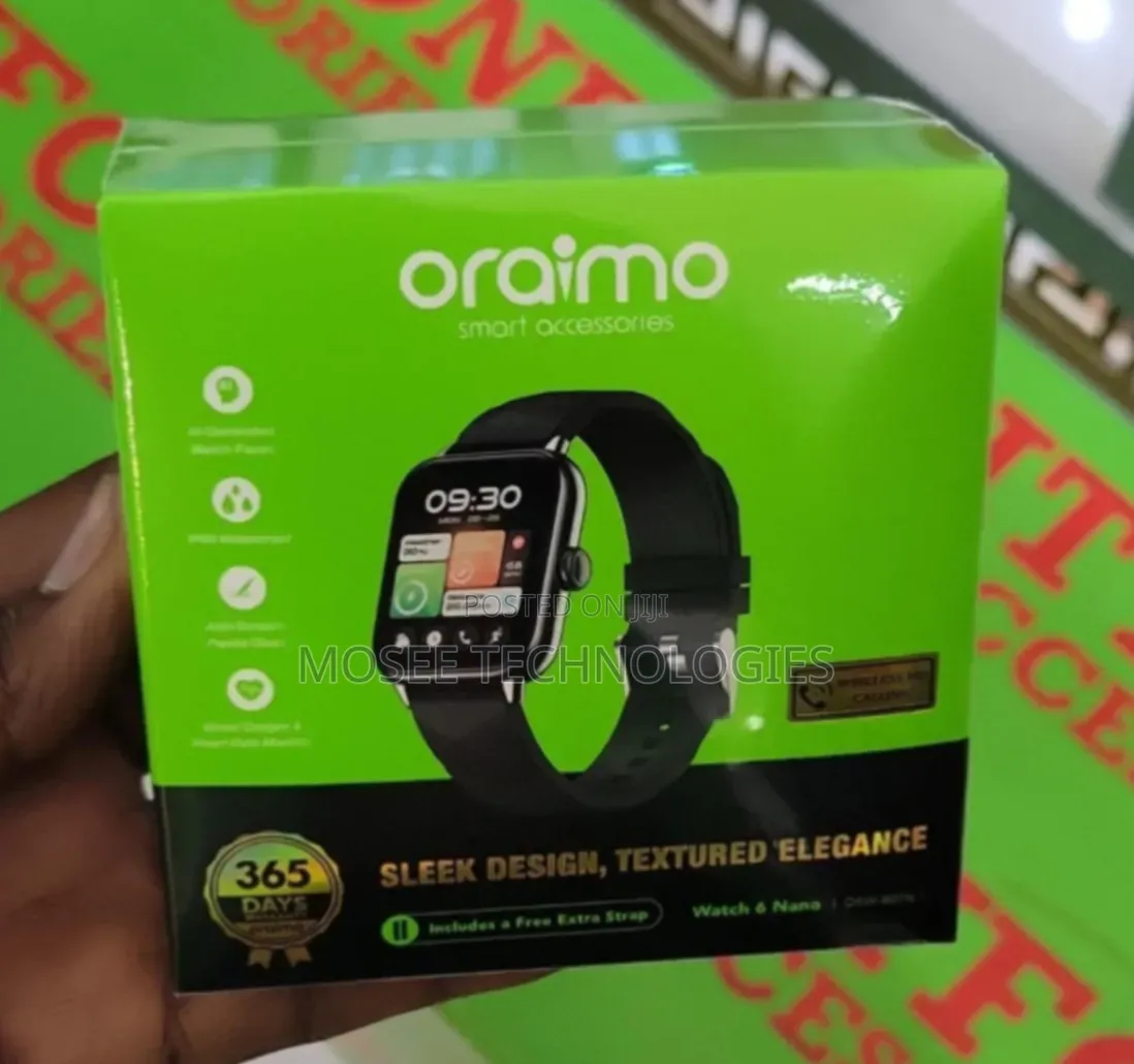 Oraimo Watch 6 Nano OSW-807N 100+ Sports Modes Fitness Watch