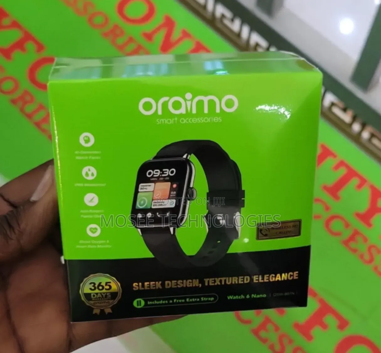 Oraimo Watch 6 Nano OSW-807N 100+ Sports Modes Fitness Watch
