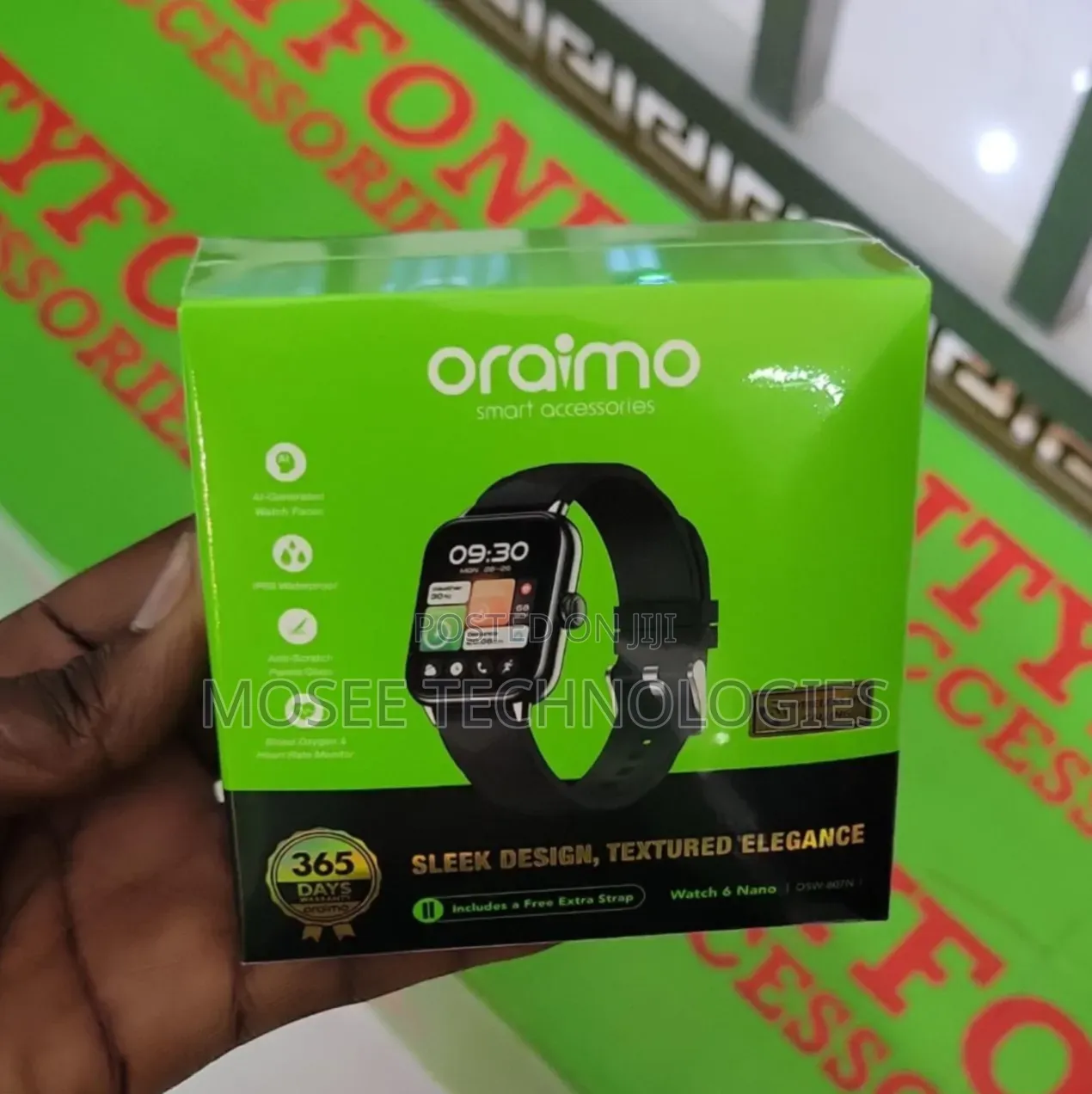 Oraimo Watch 6 Nano OSW-807N 100+ Sports Modes Fitness Watch