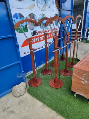 Wooden Office Coat Hanger Stand