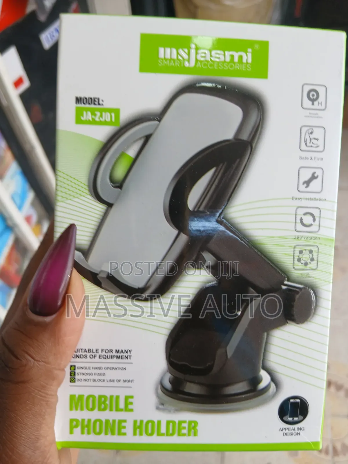 Suction Mount Rotatable Car Phone Holders