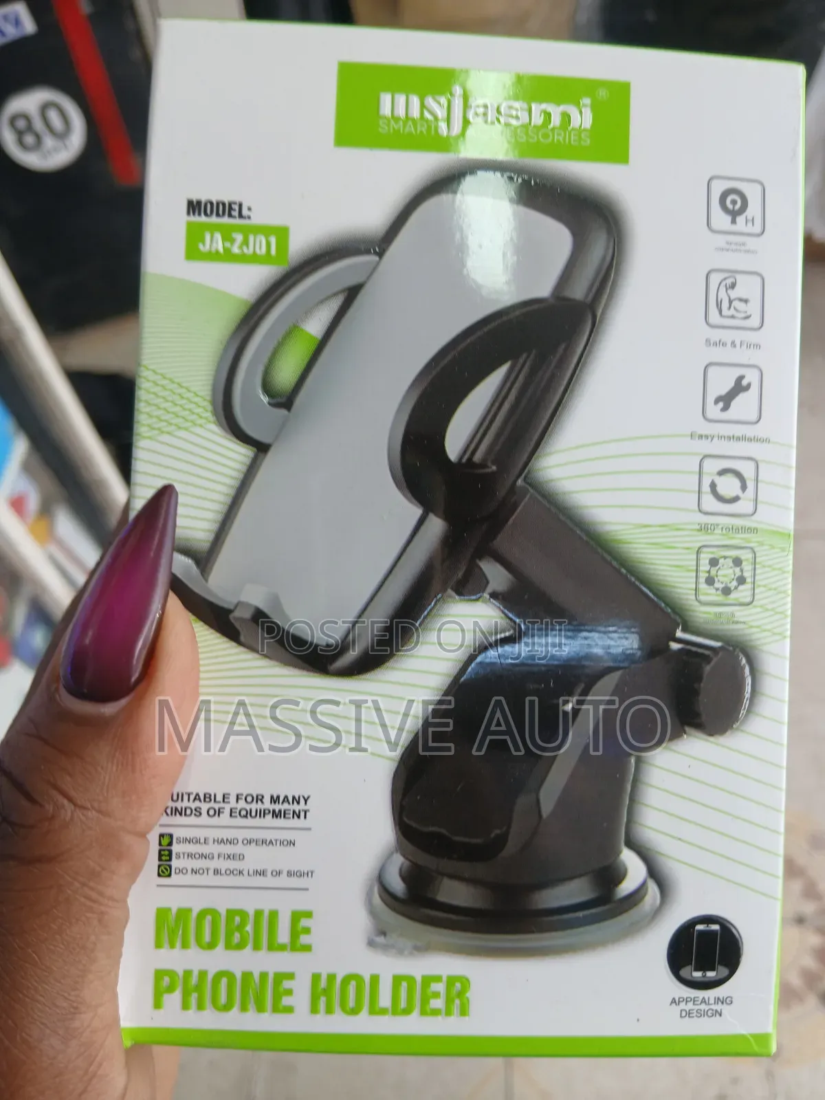Suction Mount Rotatable Car Phone Holders