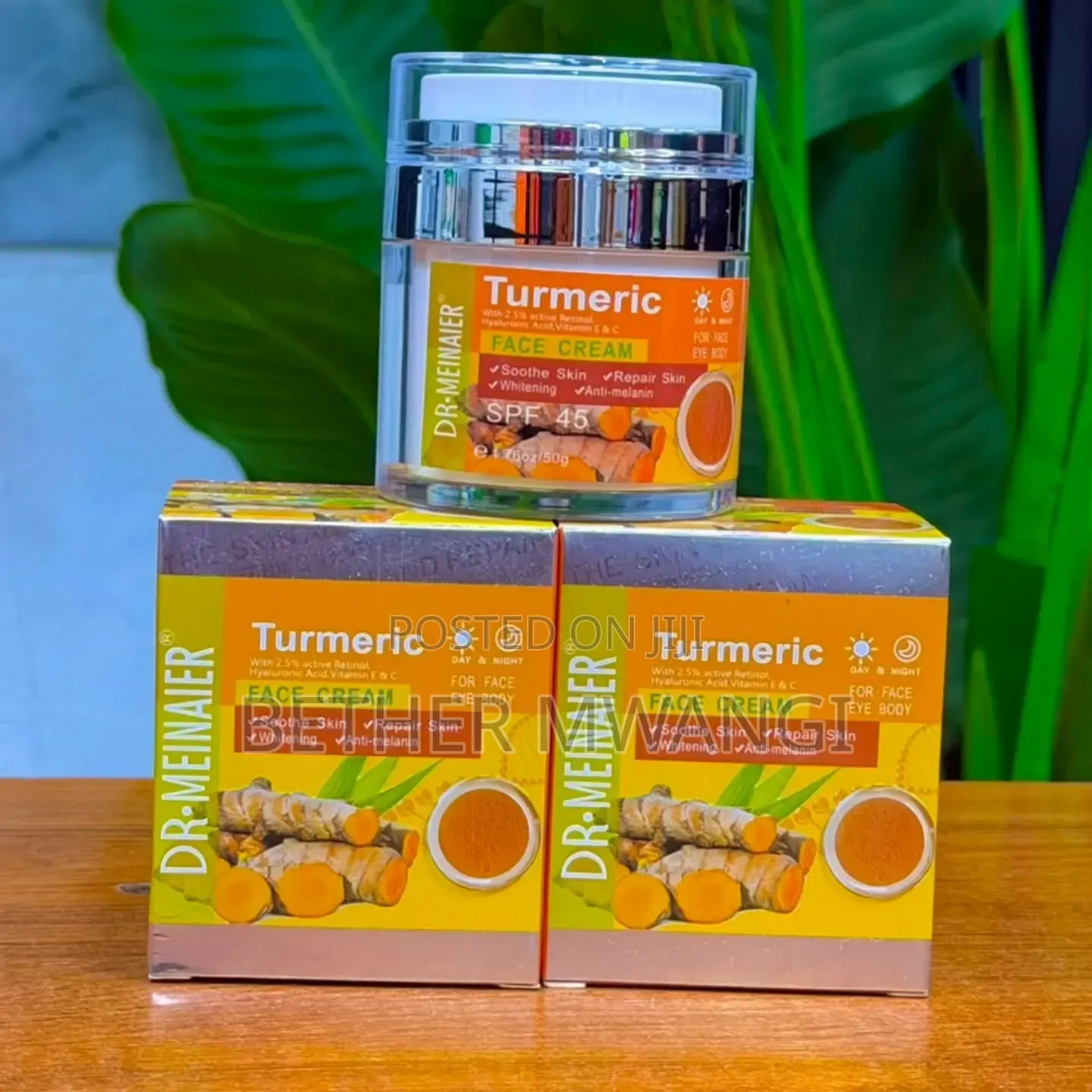 DR-MEINAIER Turmeric Face Cream With SPF 45 in Kenya