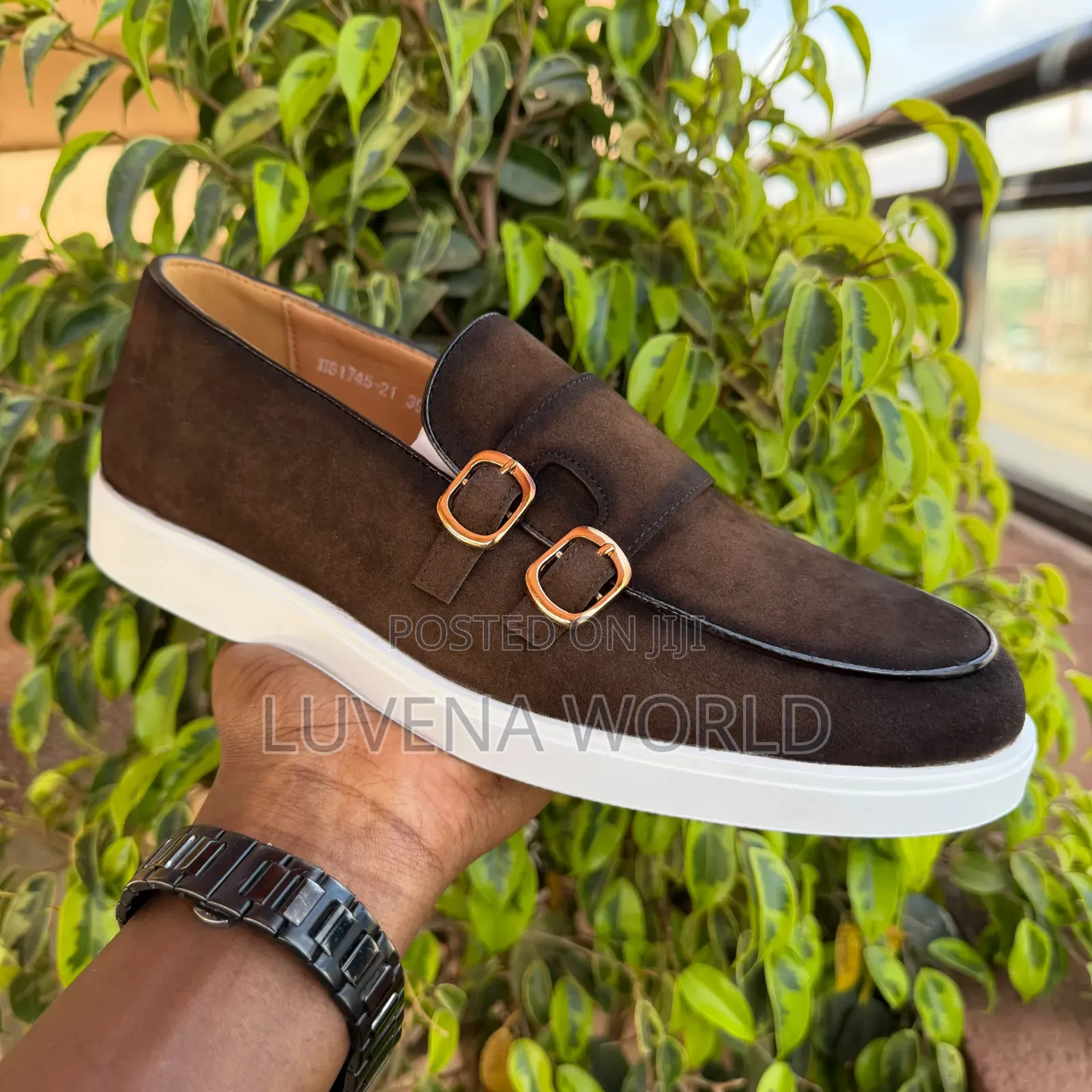 Santoni Suede Loafers