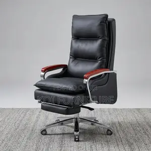 Office Chair : Luxury High-Back Executive Office Chair