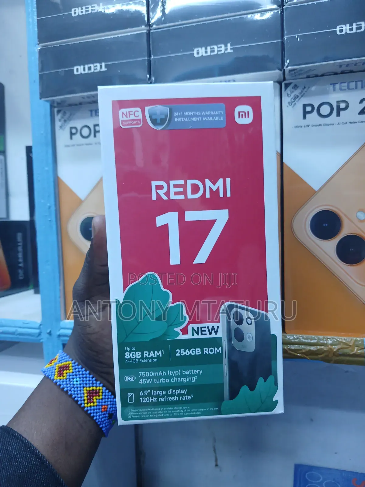 New Xiaomi Redmi 17 256 GB Black