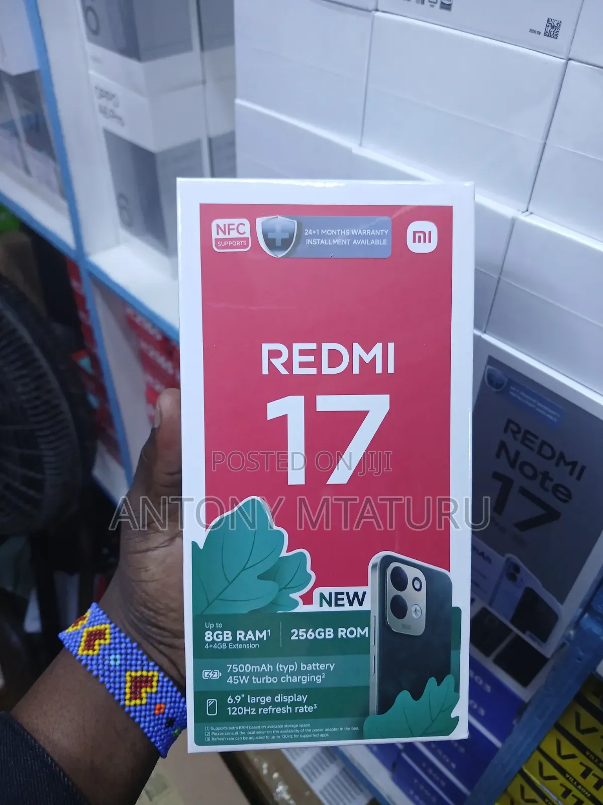 New Xiaomi Redmi 17 256 GB Black