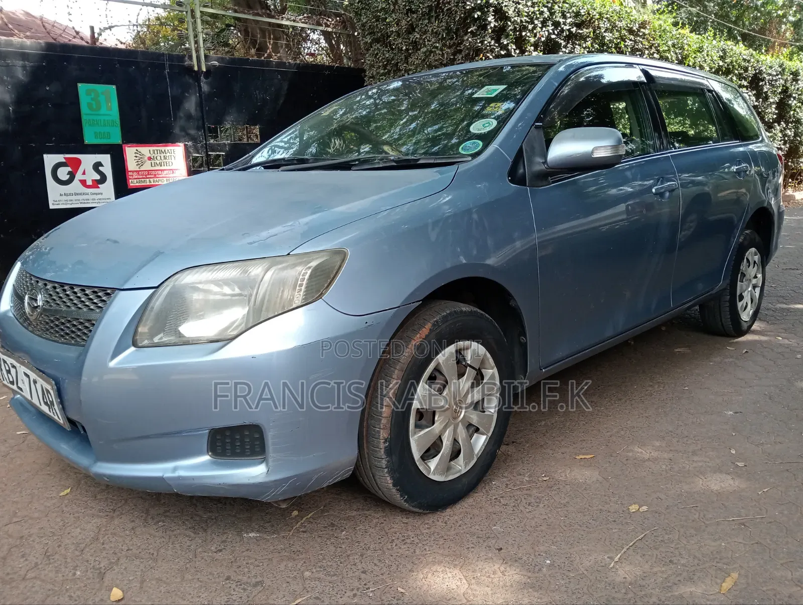 Toyota Corolla Fielder 1.5 Petrol AWD 2007 Blue
