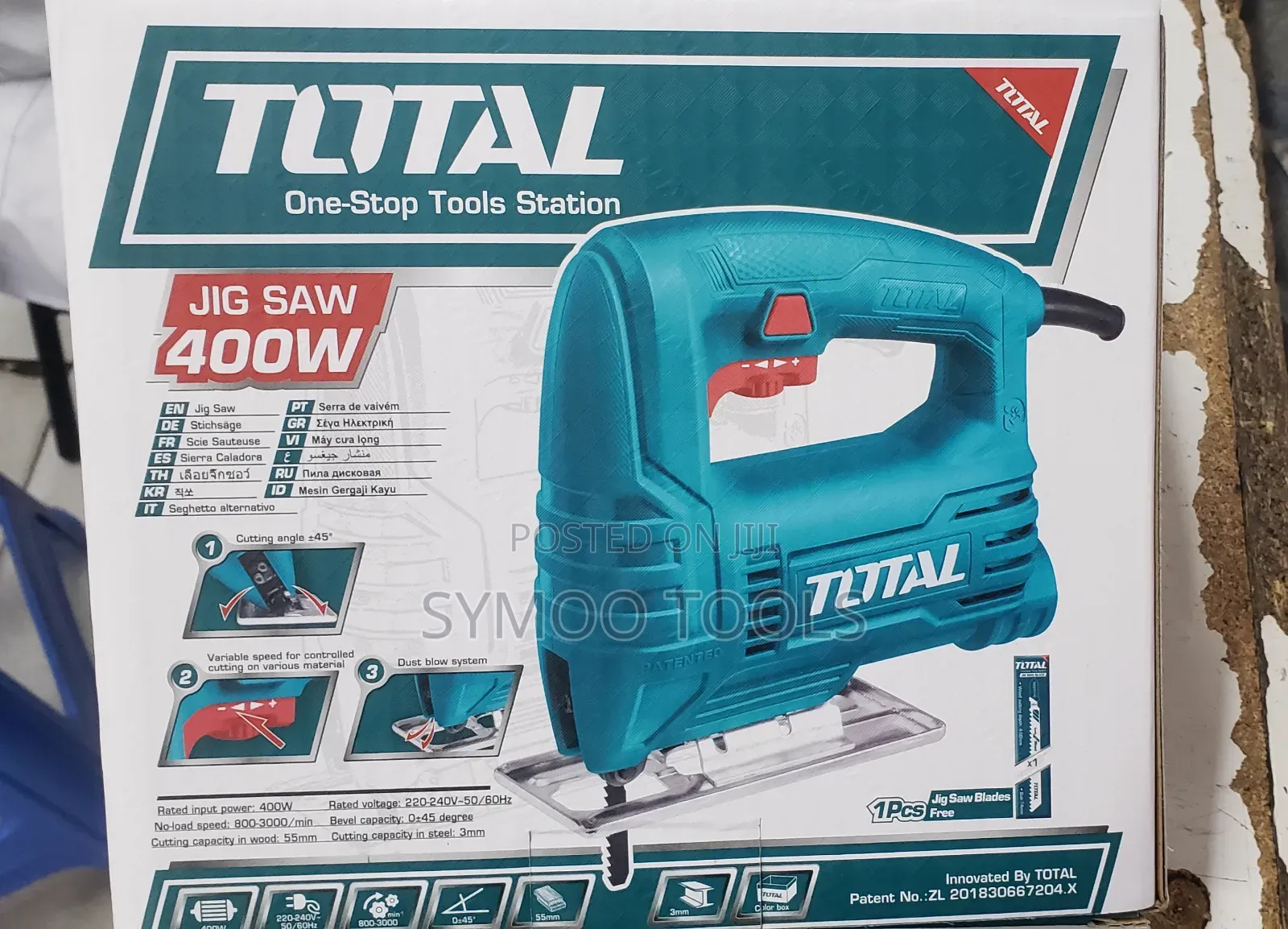 Powerful Electric/ Corded Total Jigsaw