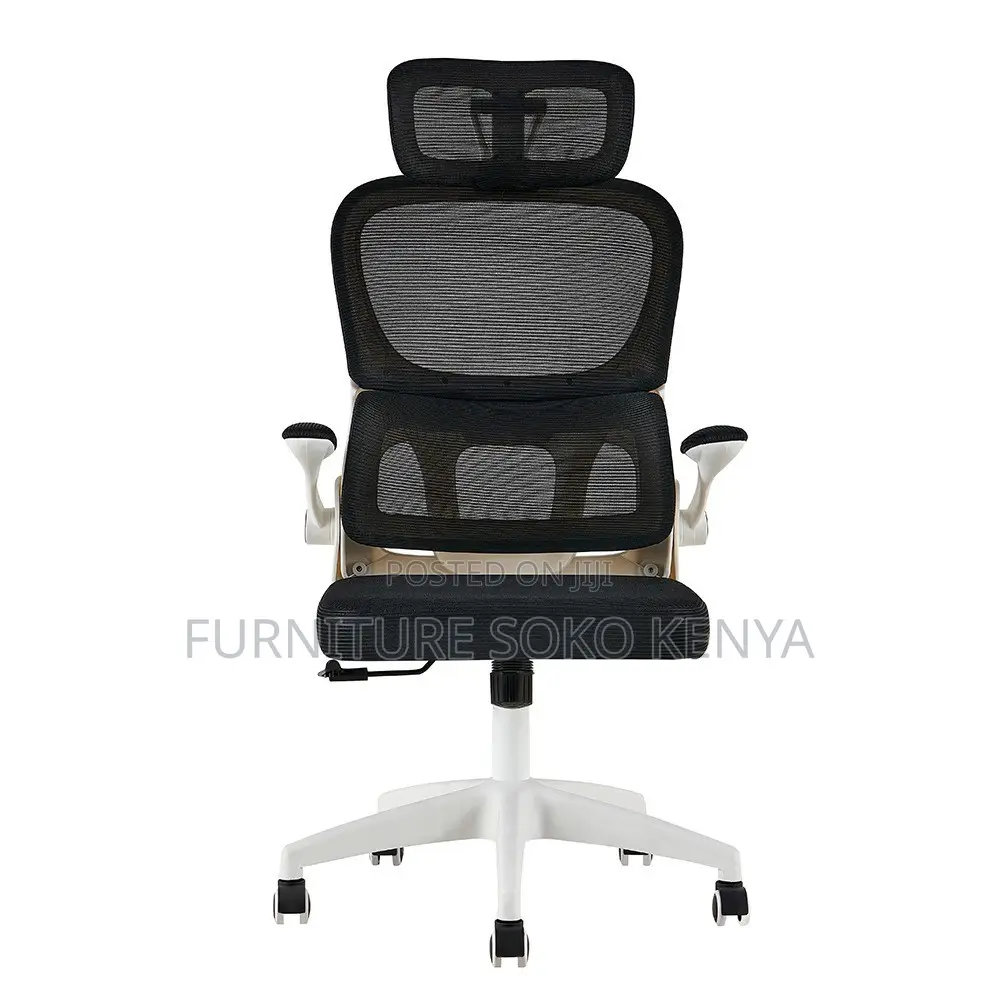 Black Orthopedic Seat | Fabricated Modern Executive Chair