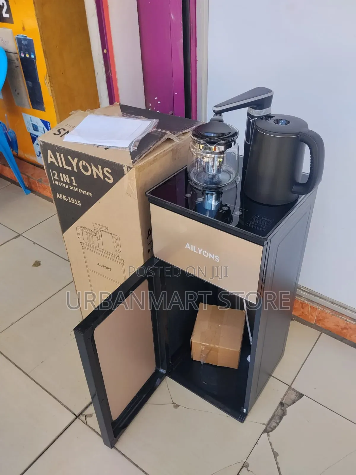 Ailyons Bottom Load Water Dispenser With Coffee Maker