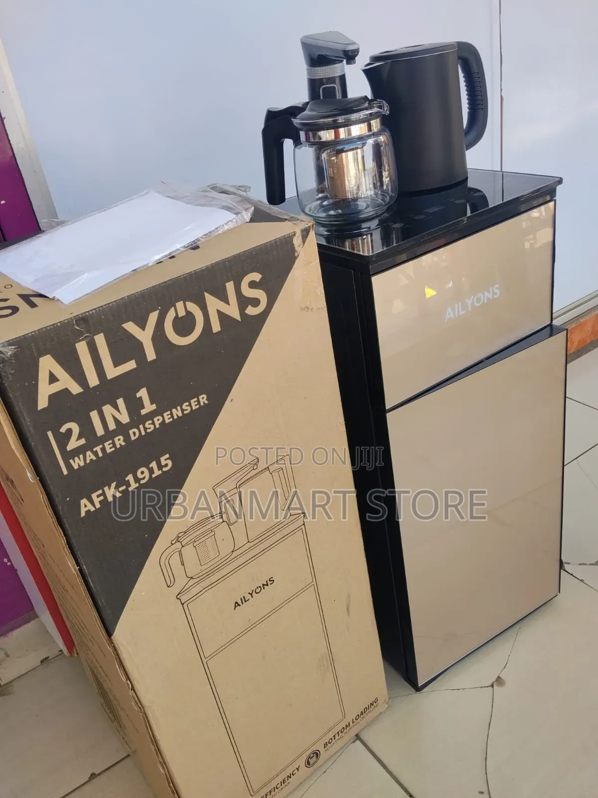 Ailyons Water Dispenser With Built-in Coffee Maker- Bottom Load