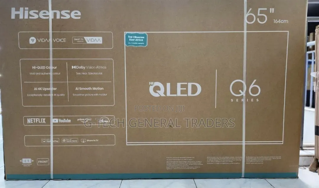 Hisense 65inch Qled Q6 Series 4k UHD Smart TV