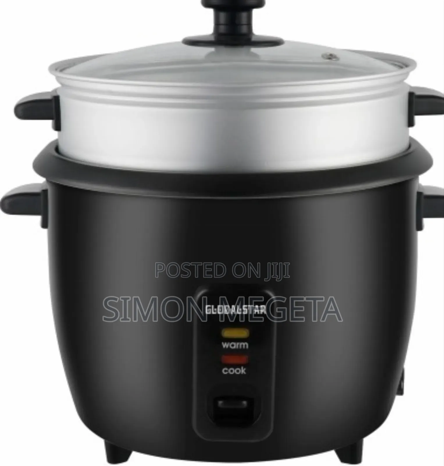 Globalstar*Rice Cooker GS-1928* Black in Color 2.8L 4pcs in a Box