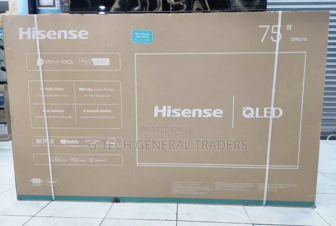 Hisense 75inch Frameless QLED Smart TV