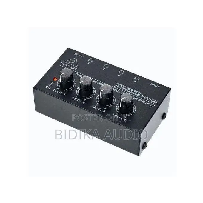 Behringer HA400 4 Channel Stereo Headphone Amplifier