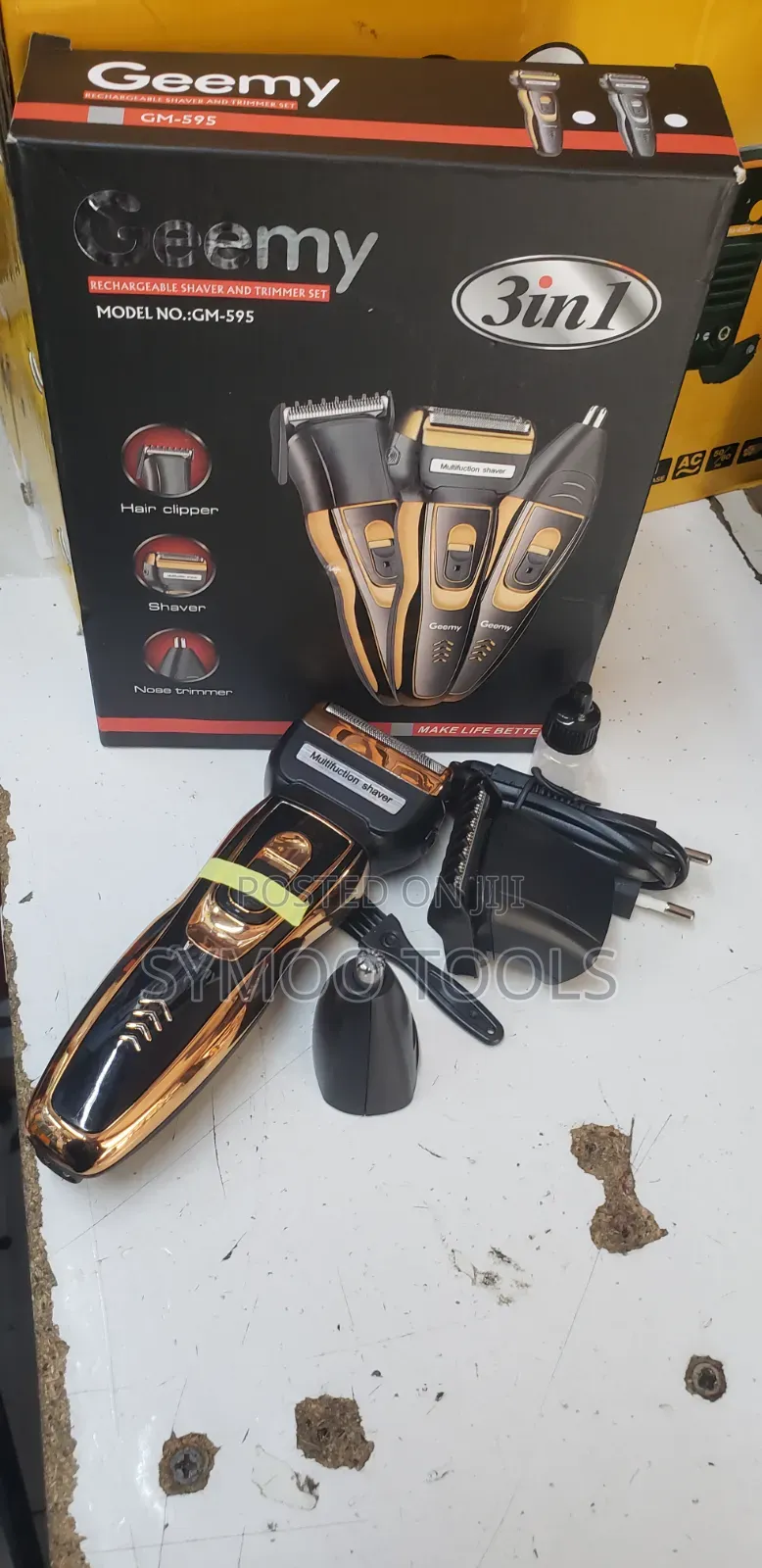 Cordless 3-in-1 Rechargeable Grooming Kit