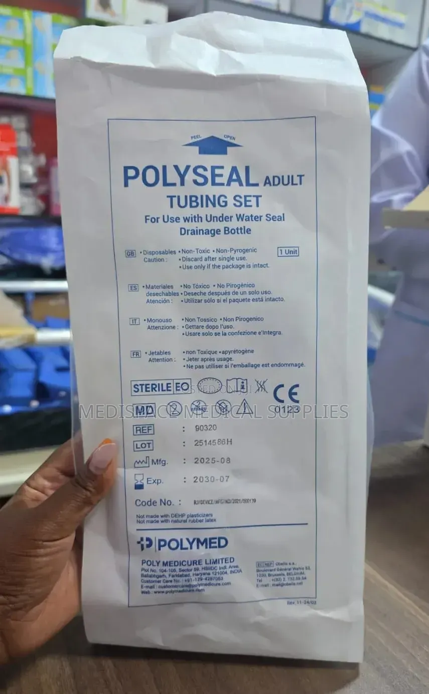 Polyseal Underseal Water Drainage Set/ Reusable Chest Tube