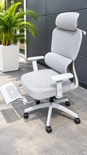 Light Gray Ergonomic Office Chair