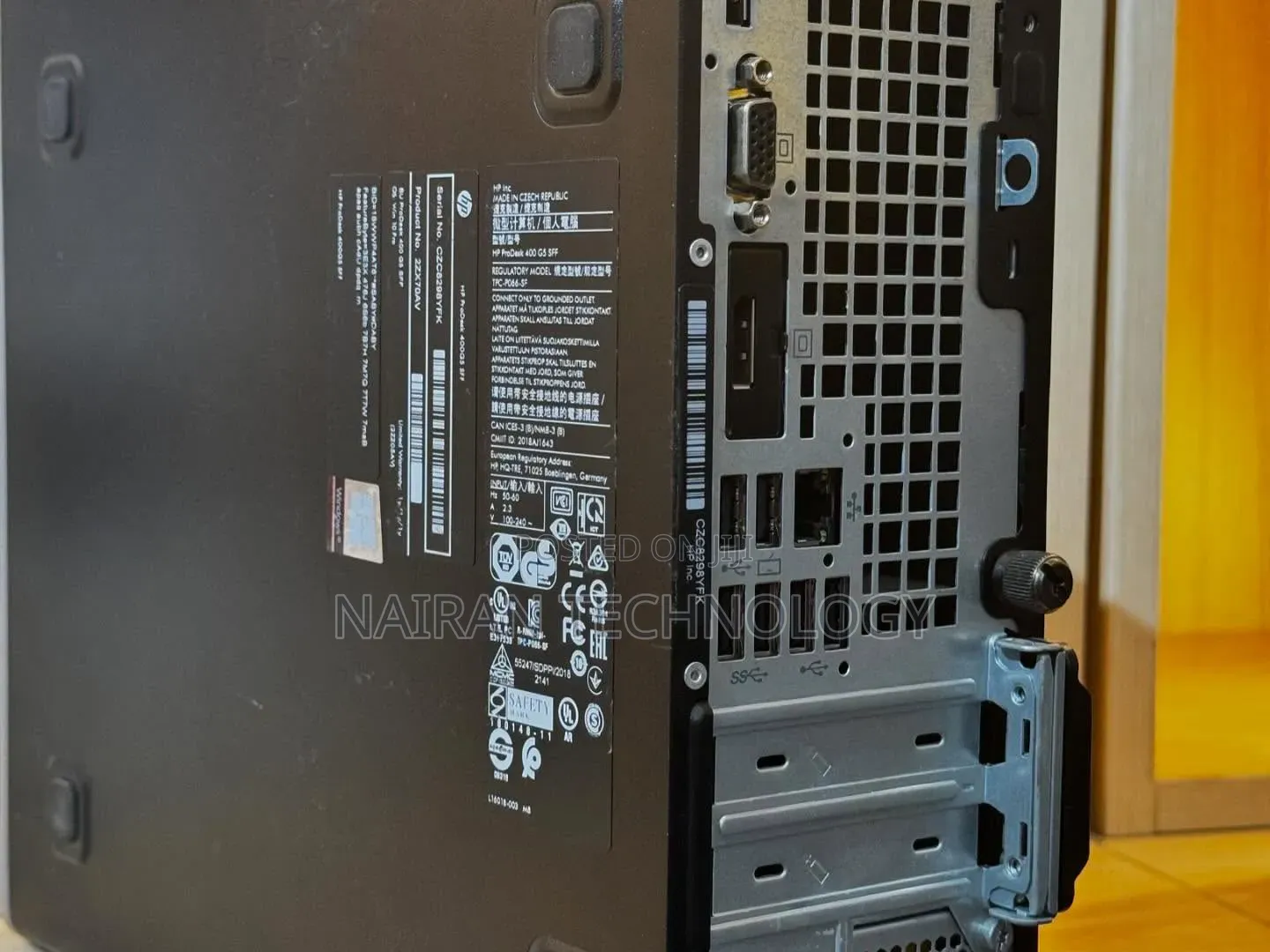 Desktop Computer HP ProDesk 400 G4 8GB Intel Core i5 HDD 500GB
