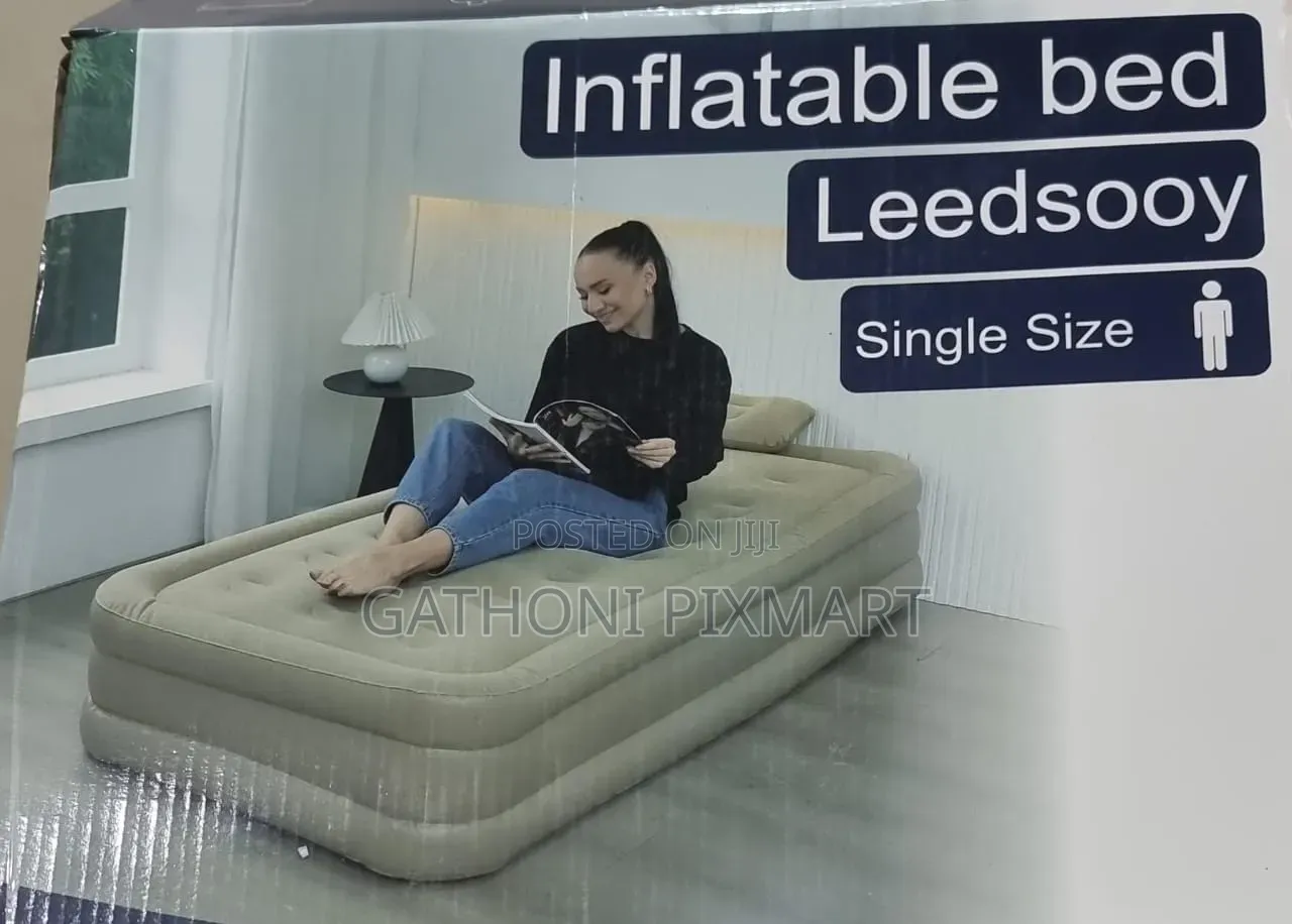 Portable Inflatable Sleeping Bed for Camping and Home Use