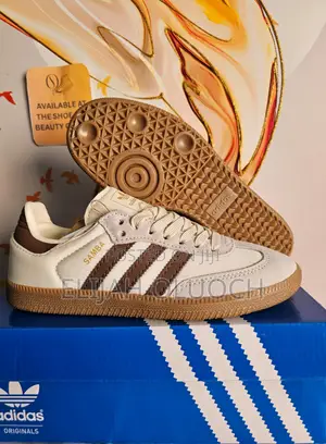 Adidas Samba OG Cream White Preloved Brown Quality