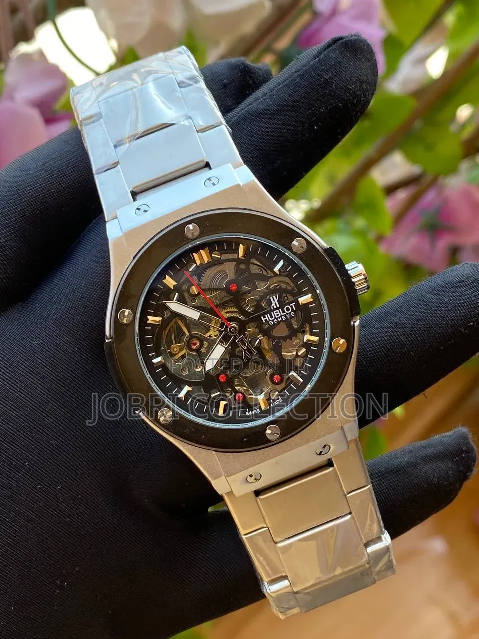 Automatic Gents Hublot Stainless Steel Watch