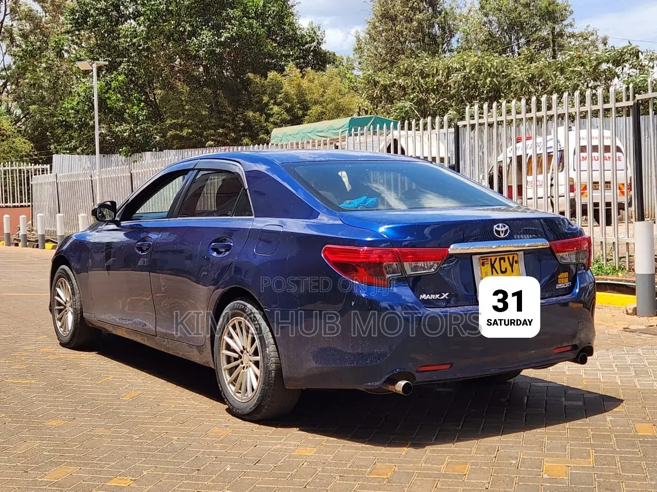 Toyota Mark X 2012 Blue