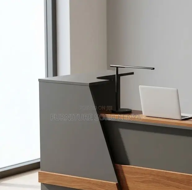 1400MM Front Desk | Modern Lockable Receptionist Table