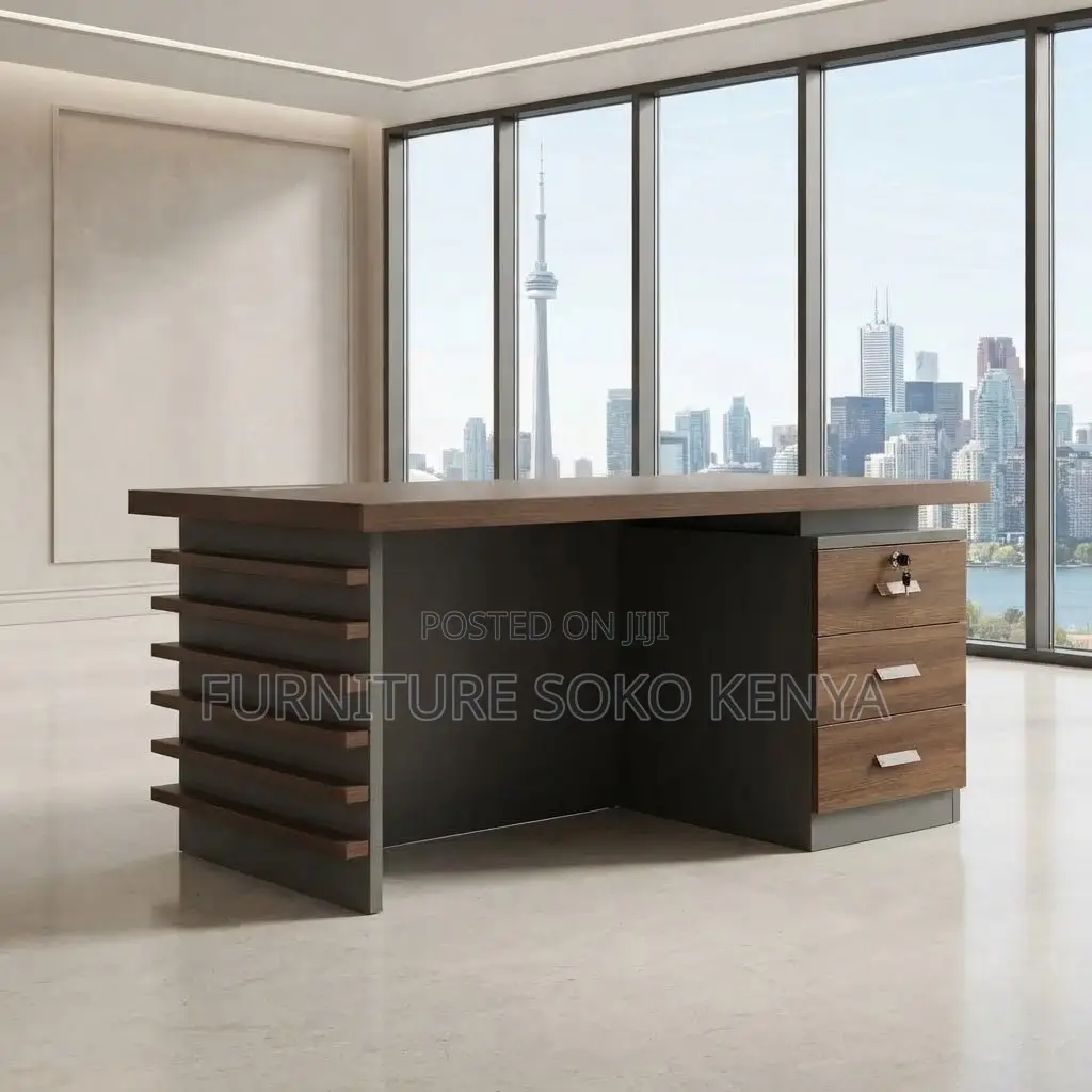 140CM High Executive Table | Drawered Home Office Desk