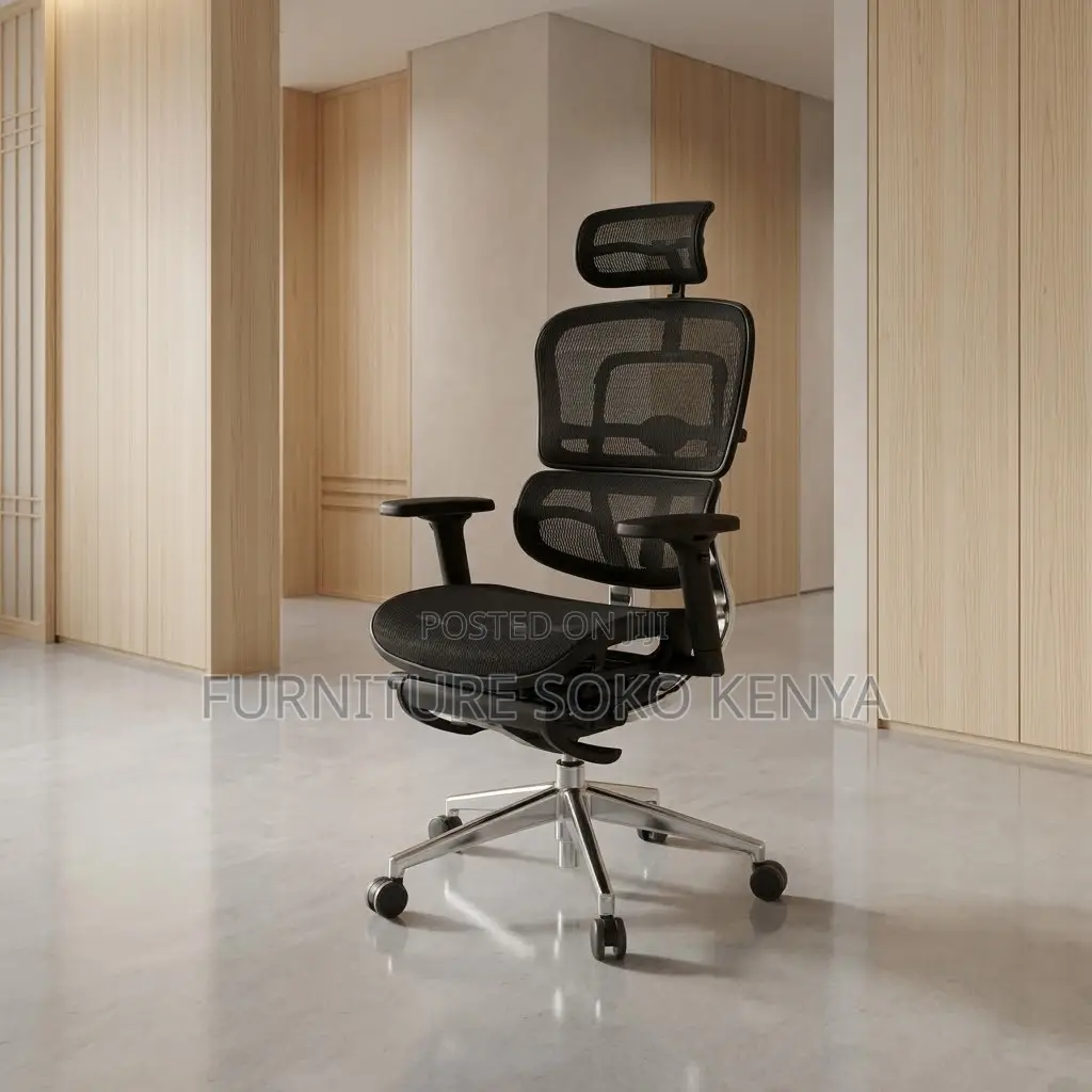 Fabric Executive Chair | Fabricated Orthopedic Footrest Seat