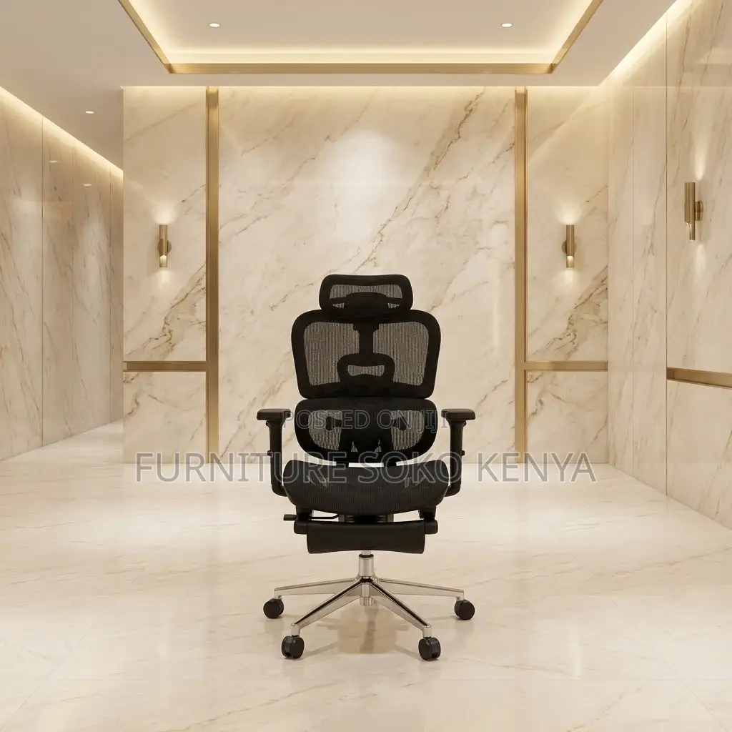 Fabric Executive Chair | Fabricated Orthopedic Footrest Seat