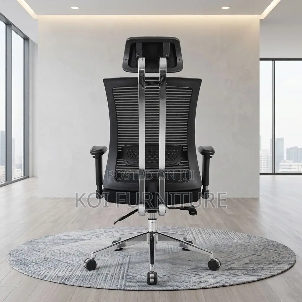 Executive Adjustable Seat | Modern Reclining Fabric Ergonomic Chair