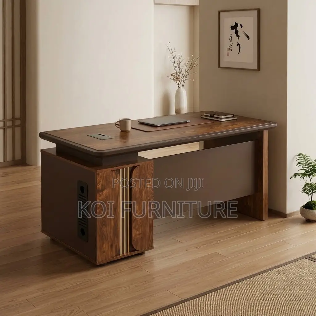 Executive Desks | 1400MM Gold Urban Table | Home Office Workstation