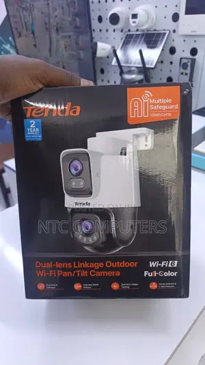 Tenda CH10 10MP Dual-Lens Smart Outdoor Wi-Fi Pan .