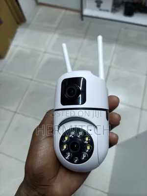 Indoor and Outdoor V380 Dual Lens CCTV With WiFi Connectivity