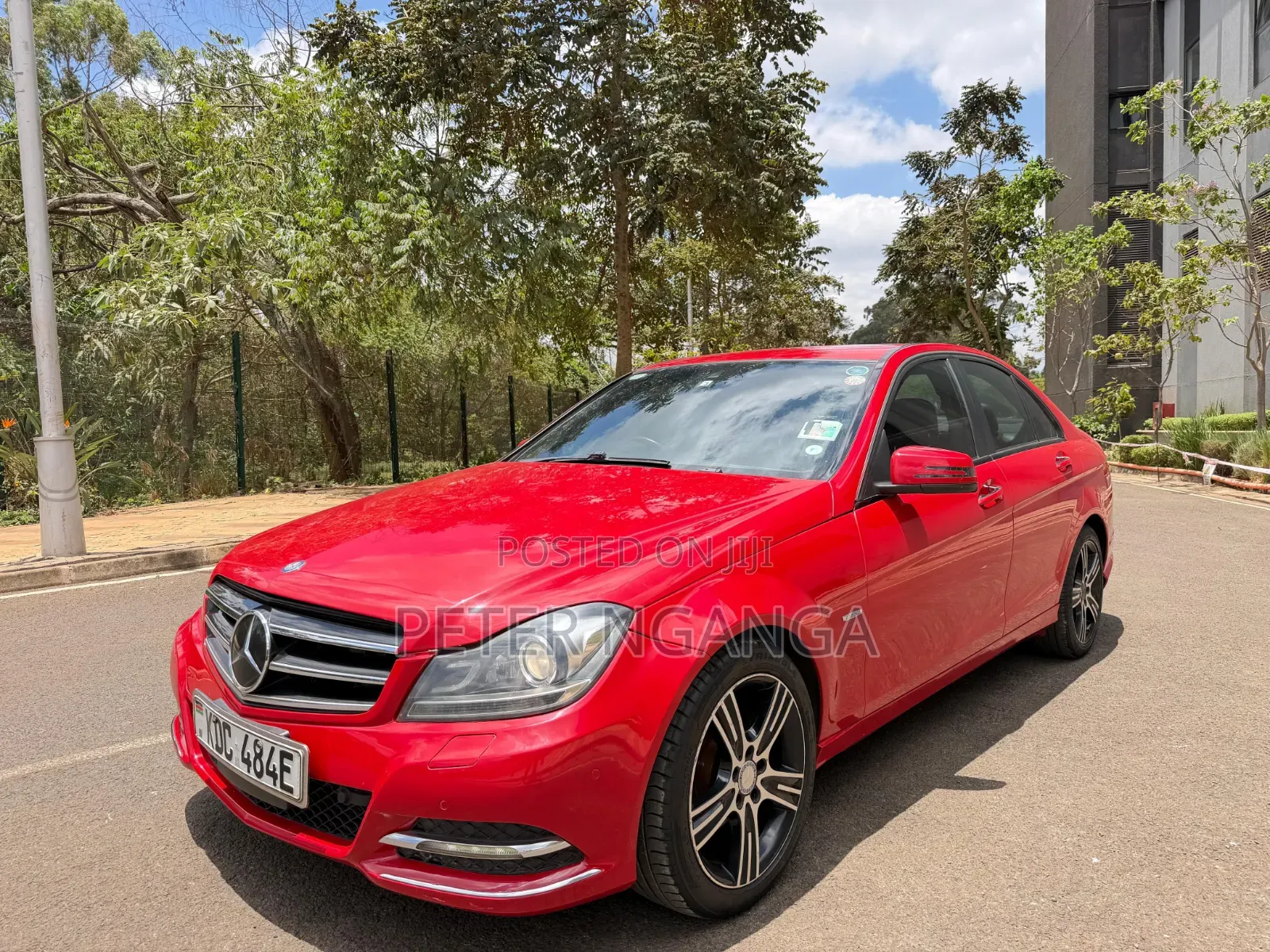 Mercedes-Benz C200 2014 Red