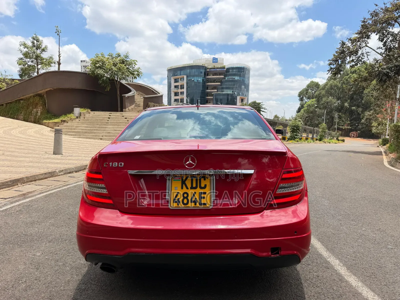 Mercedes-Benz C200 2014 Red